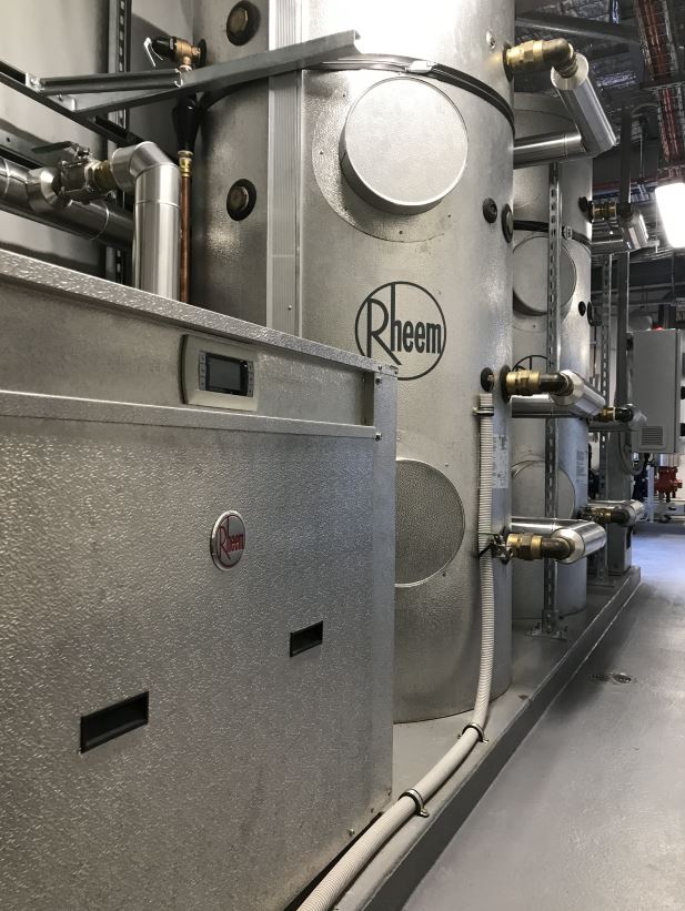 Water-to-Water Heat Pump - One of Rheem’s latest projects: hot water system for the new Emergency Department at Hollywood Private Hospital. Heating, hot water, hot water system, hospital, health, emergency department