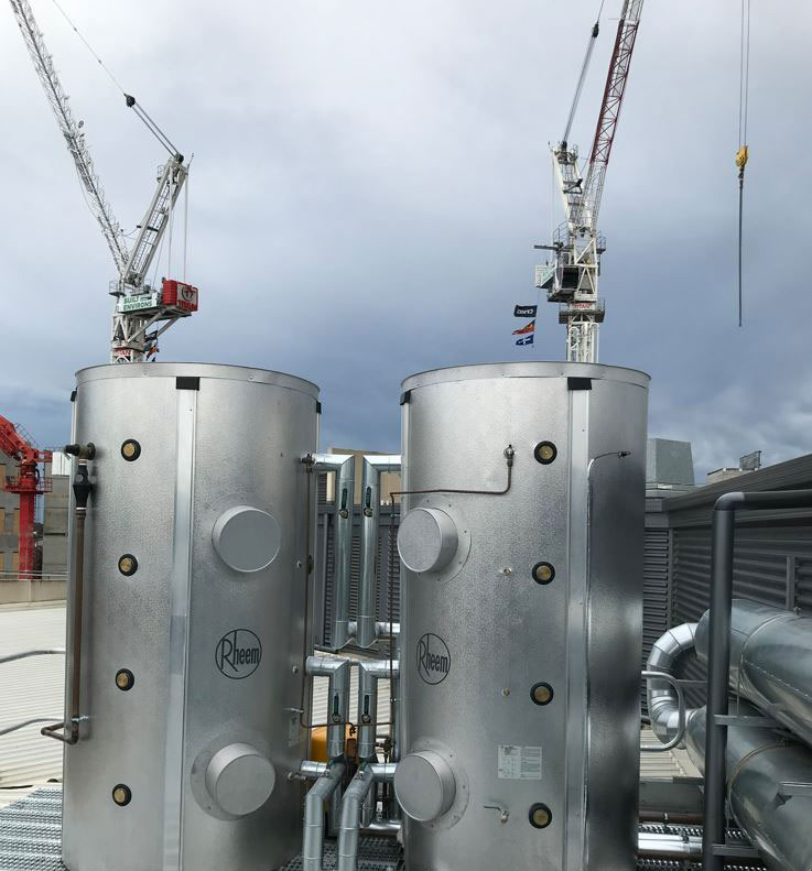 Rheem delivers hot water upgrade for The Queen Elizabeth Hospital | Commercial case study: Rheem delivers hot water solution