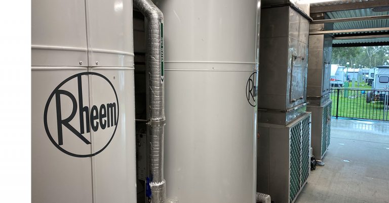 Rheem delivers high volume hot water solution for Mudjimba Beach Holiday Park