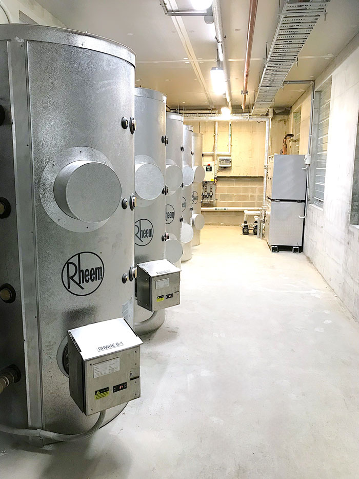 Rheem solution helps meet 60 King William Street's 5 Star NABERS energy rating and 4 Star NABERS water rating.