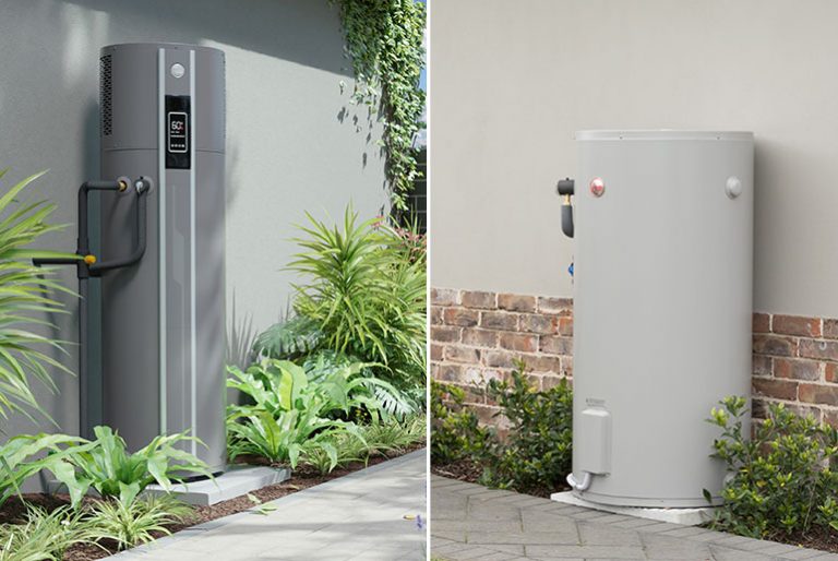 What’s the difference between a heat pump and traditional electric water heater?