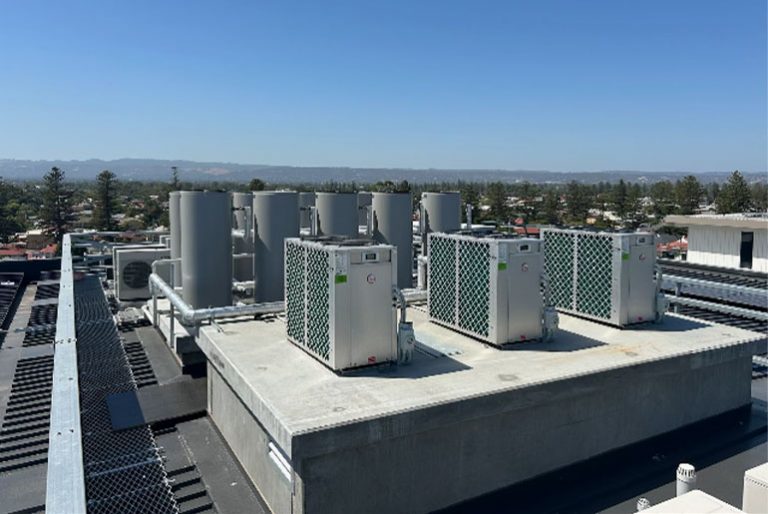 Rheem Commercial powers luxurious Adelphi complex with coastal-ready hot water system