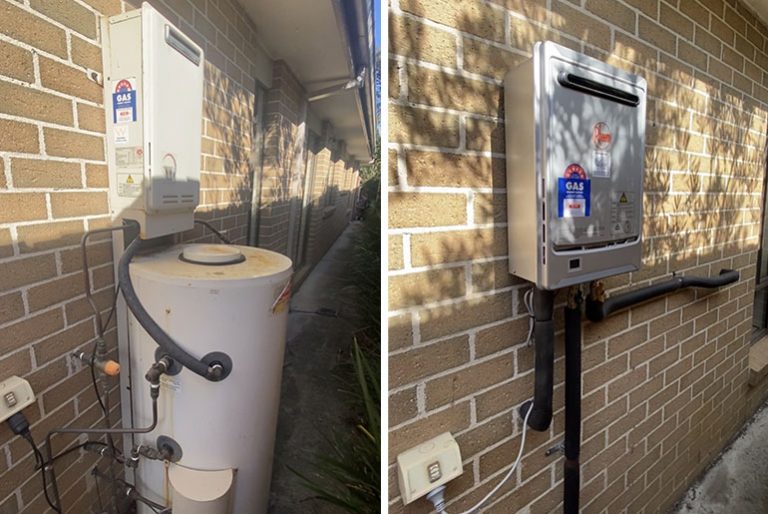Why a Rheem Gas Continuous Flow was the perfect solution for a home with limited space and 8 people during the holiday periods